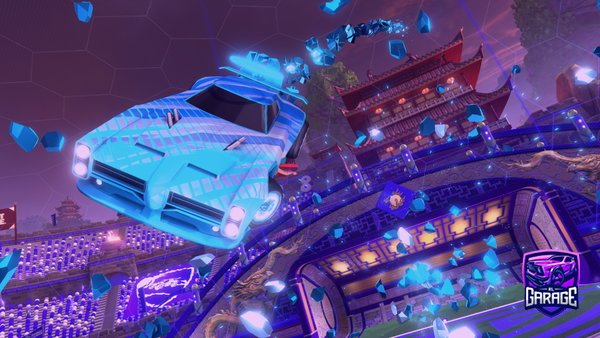 A Rocket League car design from Goldengalaxy09