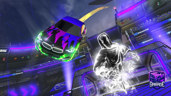 A Rocket League car design from Banedu