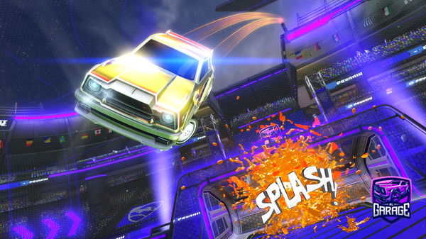 A Rocket League car design from Thomynoue