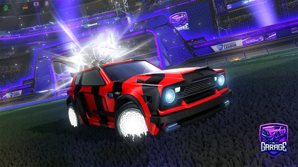 A Rocket League car design from pyro6921