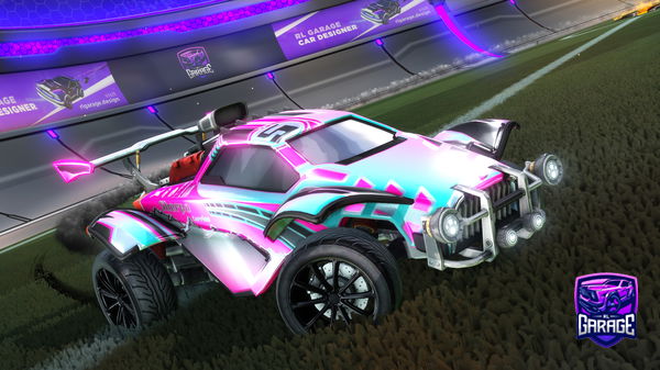 A Rocket League car design from ZilverrZz