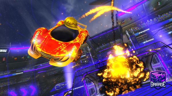 A Rocket League car design from poobum