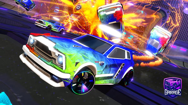 A Rocket League car design from dannyamusic