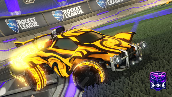 A Rocket League car design from Mixer_Headed