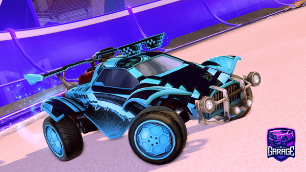 A Rocket League car design from Spookaluke09