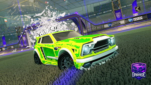 A Rocket League car design from TitaniumYT