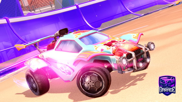 A Rocket League car design from Map1e