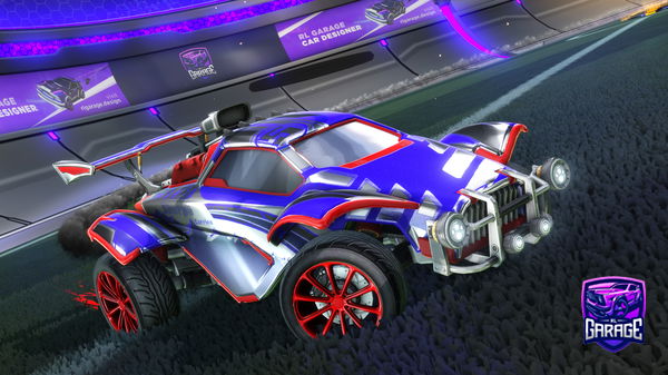 A Rocket League car design from Mild_is_a_Pog