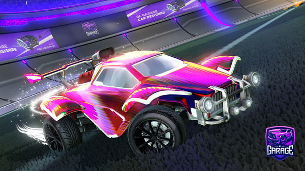 A Rocket League car design from Howe