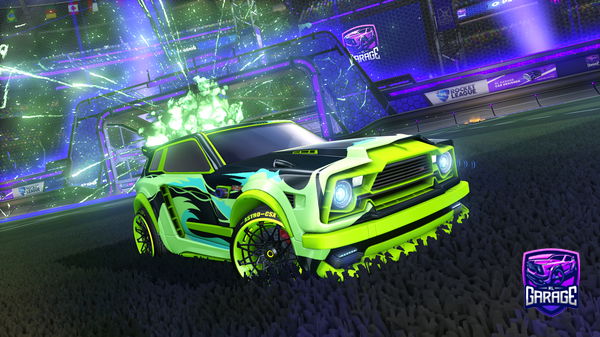 A Rocket League car design from SXTYRS
