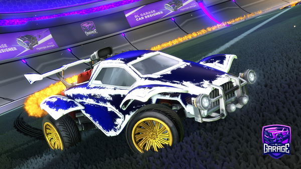 A Rocket League car design from Ferni15