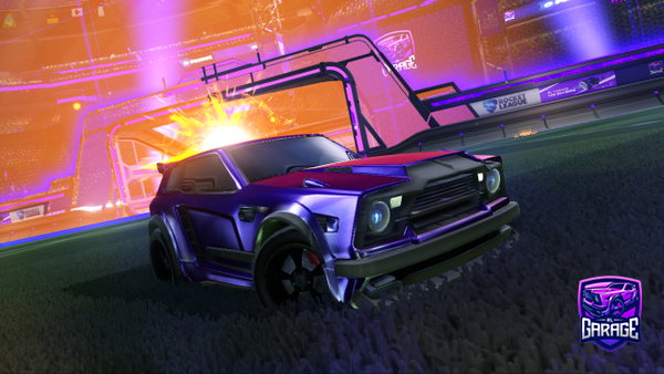 A Rocket League car design from Orangepigsy