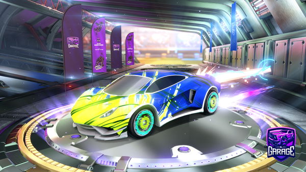 A Rocket League car design from Coldbreezer