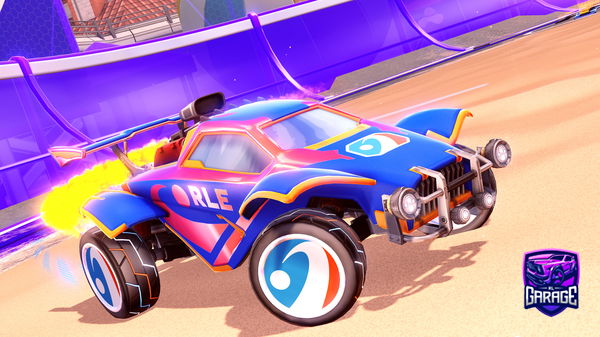 A Rocket League car design from Interstellar_Dragon