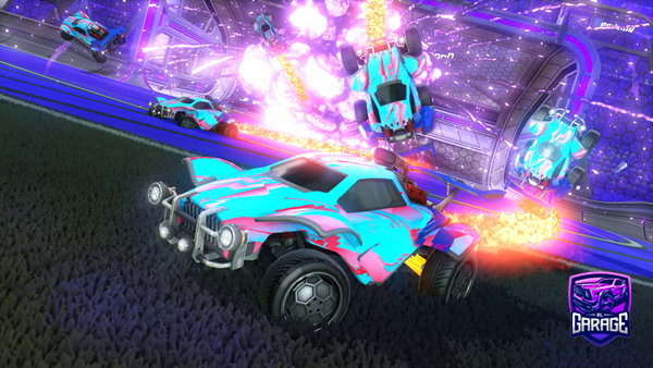 A Rocket League car design from Hussam555