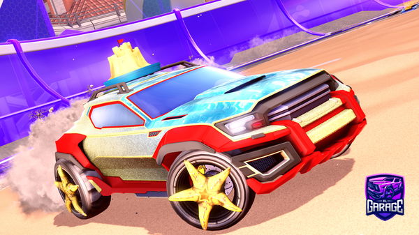 A Rocket League car design from ztune