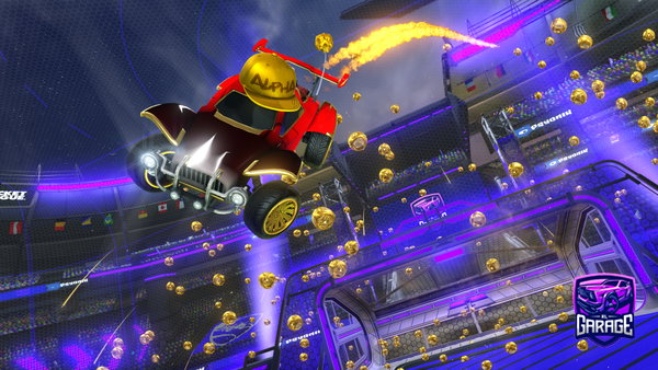 A Rocket League car design from Foxscape12