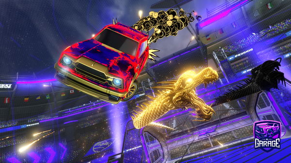 A Rocket League car design from Thetigeron13