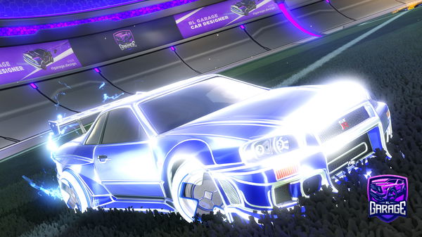 A Rocket League car design from Fu2rE