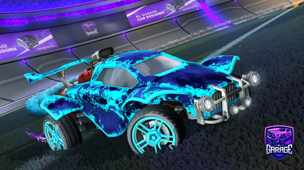 A Rocket League car design from Sound_HiiiGh