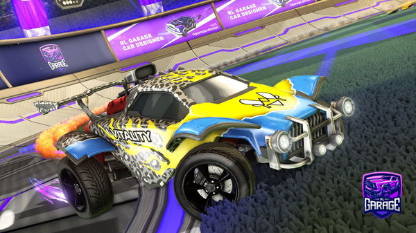 A Rocket League car design from hduo