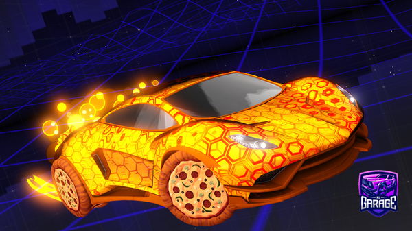 A Rocket League car design from SilverStarz128