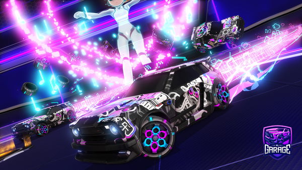 A Rocket League car design from KI07