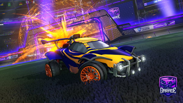 A Rocket League car design from Rossi1164