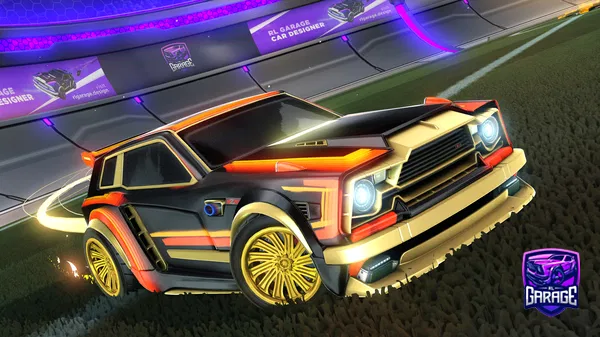 A Rocket League car design from azaruse213