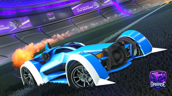 A Rocket League car design from Fizzbizz