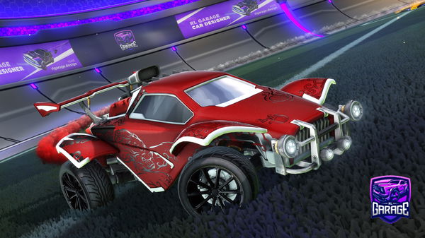 A Rocket League car design from famous_orbit8