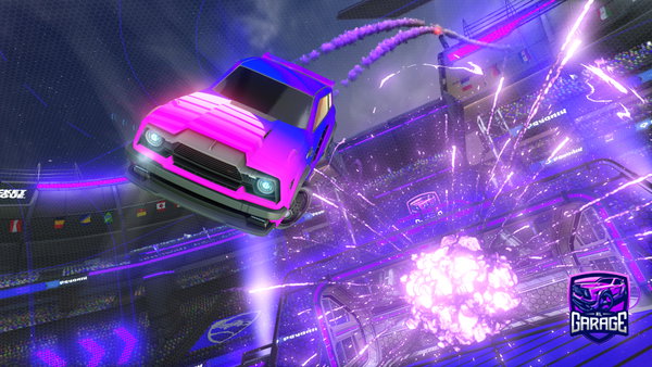 A Rocket League car design from AGNID