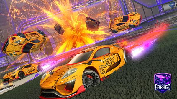 A Rocket League car design from TheGrapeBambeano