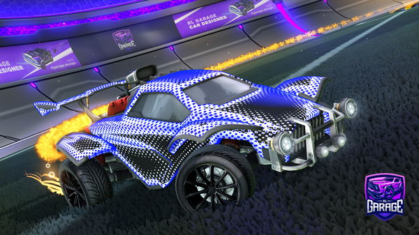 A Rocket League car design from minigunsam