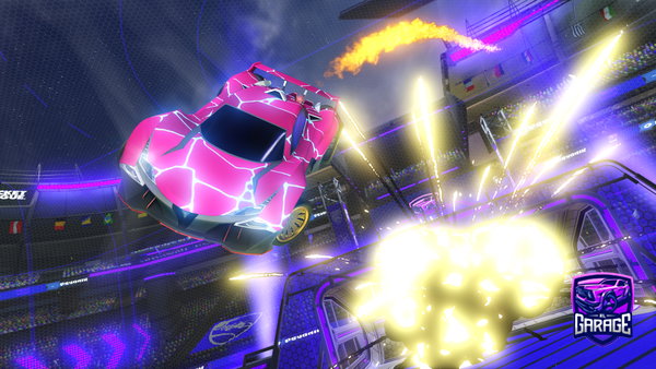 A Rocket League car design from LostPupil