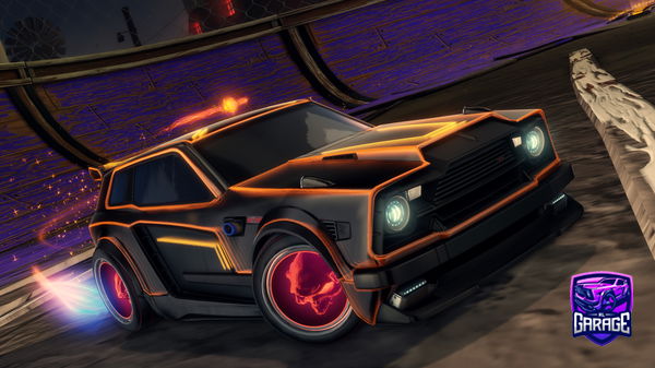 A Rocket League car design from RLGarage