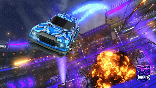 A Rocket League car design from TheLightArrow