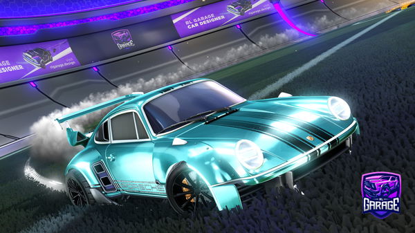 A Rocket League car design from spaldhinos