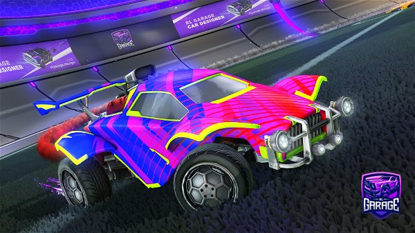 A Rocket League car design from METROVIC