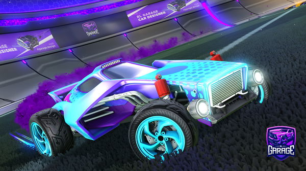 A Rocket League car design from SP4RKY08