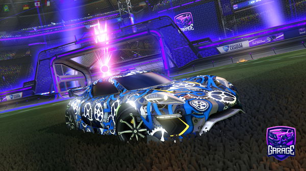 A Rocket League car design from FmxSlider360