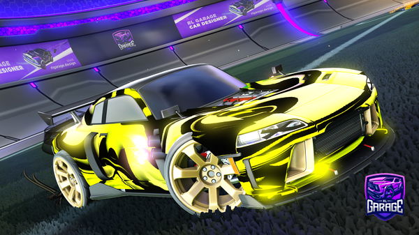 A Rocket League car design from MasterofUchihas