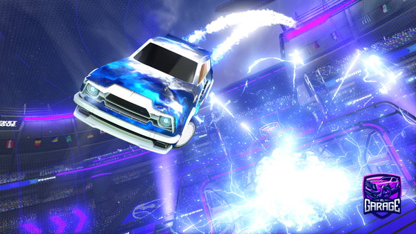 A Rocket League car design from AUGUSTOROMERO