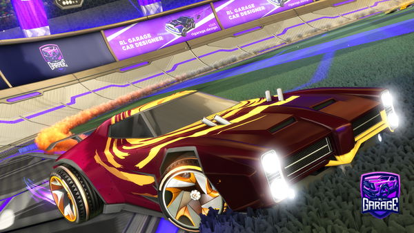 A Rocket League car design from Caroon-The-Trader