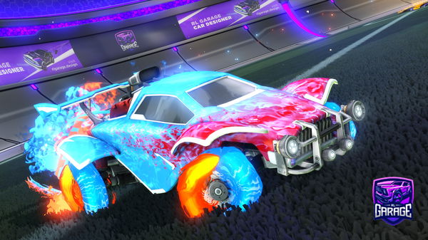 A Rocket League car design from Finiraptor