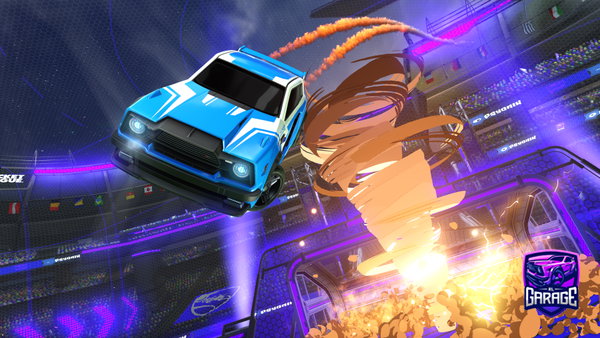 A Rocket League car design from roketleaghepro33