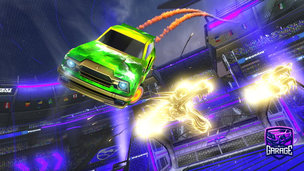 A Rocket League car design from zapperkonst