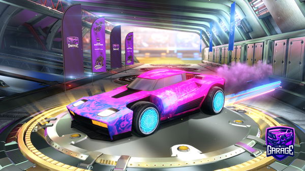 A Rocket League car design from Catsgoldfinch