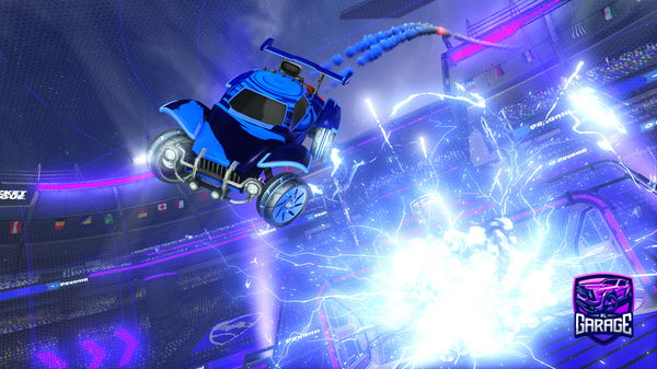 A Rocket League car design from depachri104