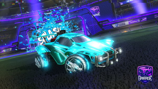 A Rocket League car design from DJTVGAMING